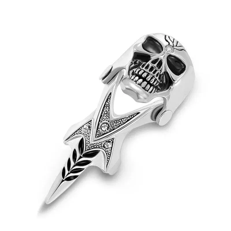 Gotischer Fingerring Metal Metal Unisex