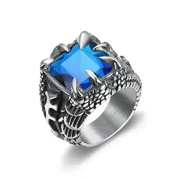 Gothic Punk Ring 8211 Rot 74 Rot Stainless Steel Male
