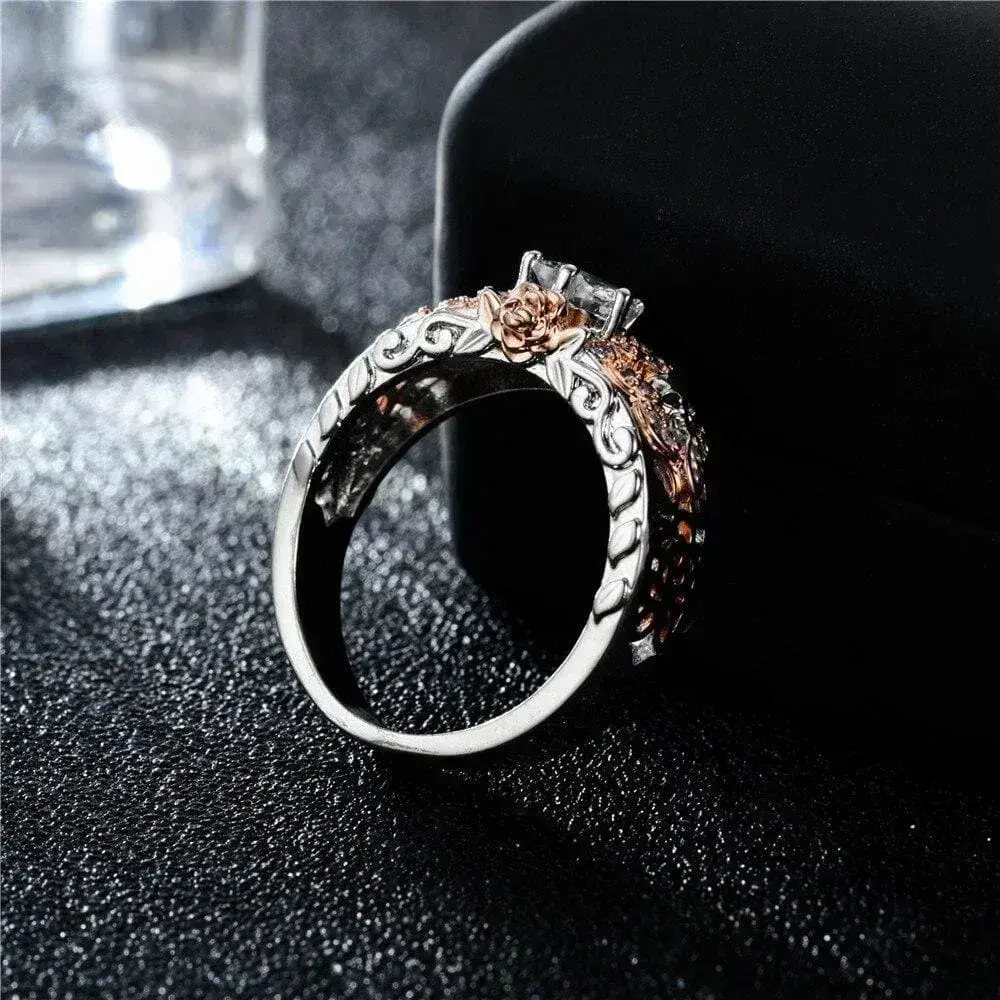 Gotischer Ring 8211 Bronze 67 Bronze Stainless Steel Female