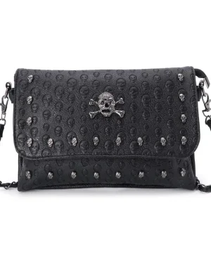 Punk-Umhängetasche mit Nieten