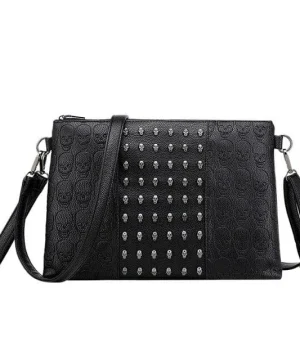 Gotische schwarze Handtasche