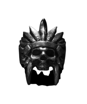 Gotischer Herrenring aus Edelstahl – Antre Gothique