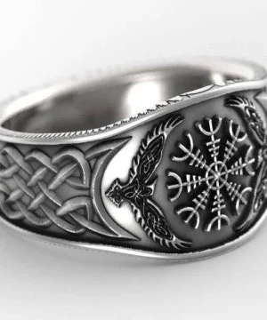 Wikinger-Gotik-Ring aus Metall