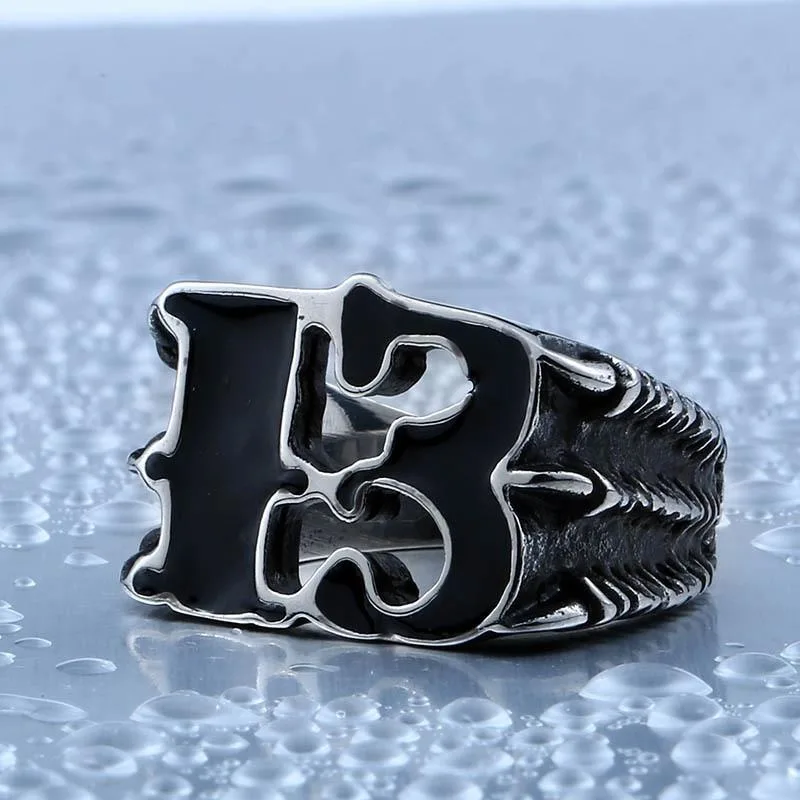 Gothic-Ring aus Edelstahl