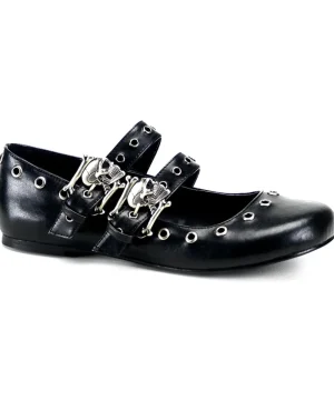 Gothic-Ballerinas mit Totenkopf