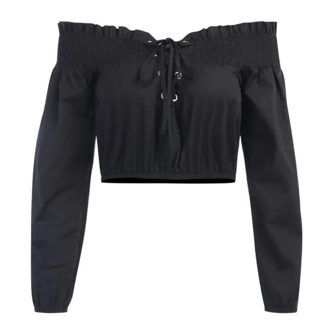 Gothic Bluse Vintage – Bild 4