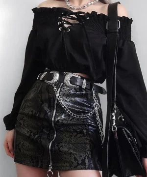 Gothic Bluse Vintage