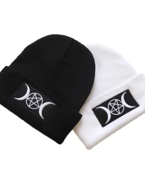 Stirnband mit Mondphasen-Motiv