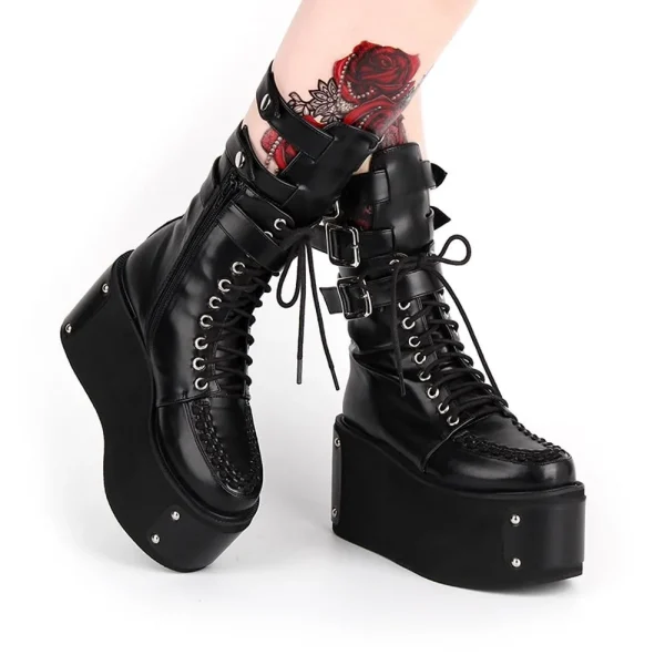 Gothic Boost Gothic Boots Punk - Gothic Shop