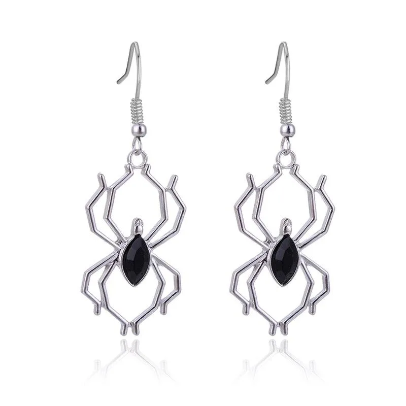 Gothic Ohrring <br />Spinne
