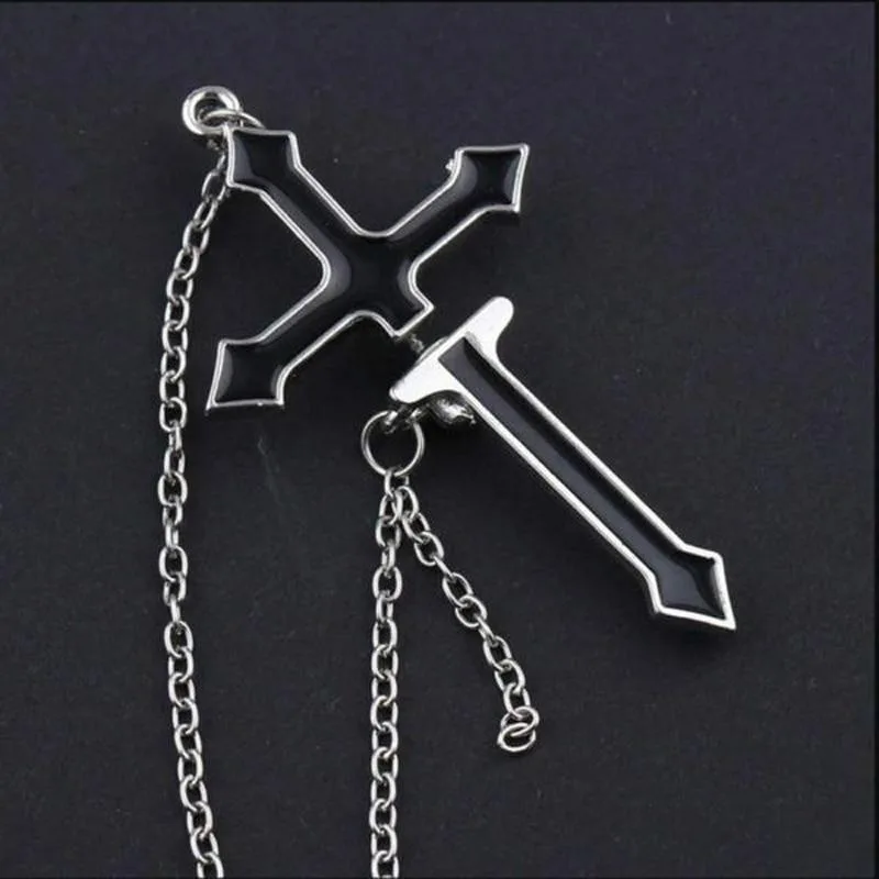 Gotischer Ohrring Kreuz – Bild 3