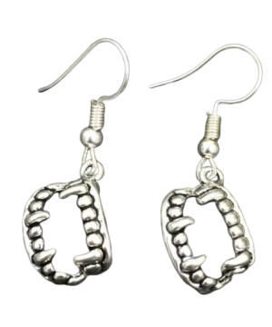 Gothic Ohrring Vampirzahn