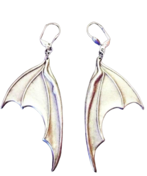 Gothic Ohrringe Fledermausflügel
