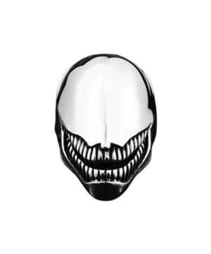 Gotischer Ring mit Venom Totenkopf