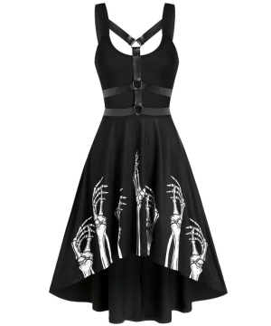 Gotisches Totenkopfkleid