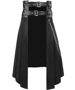 Gotischer Plissee Punk Rock