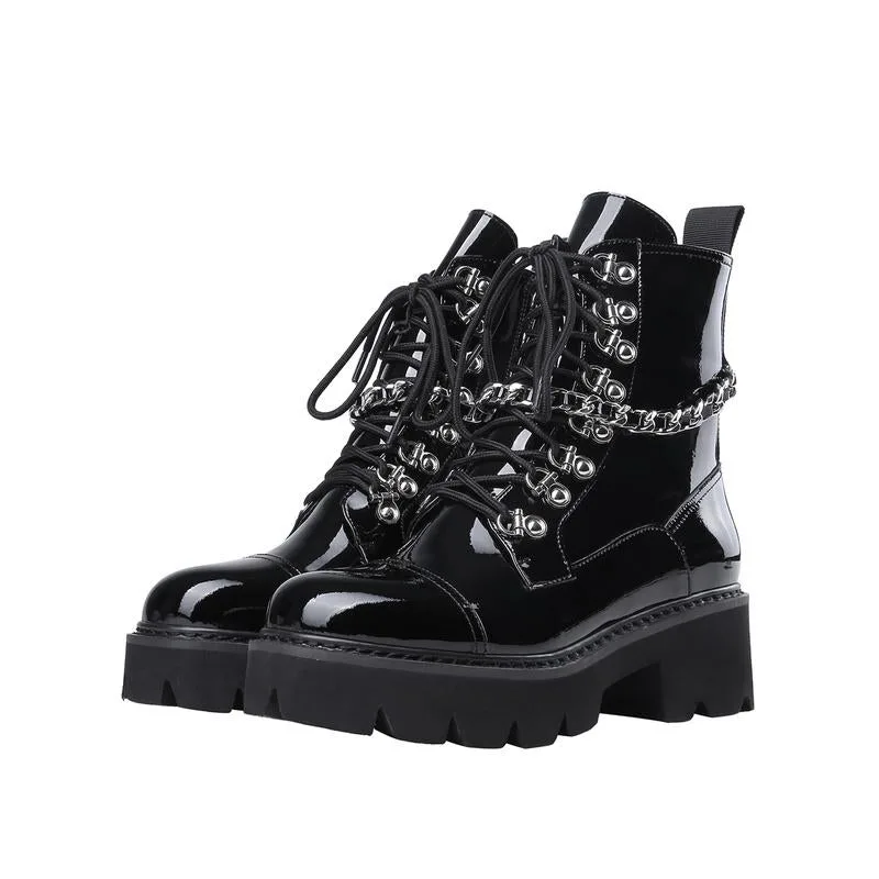 Gothic Schuh Leder