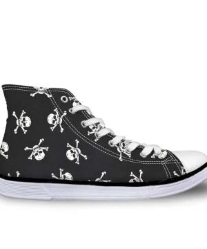 Gothic Schuhe Totenkopf