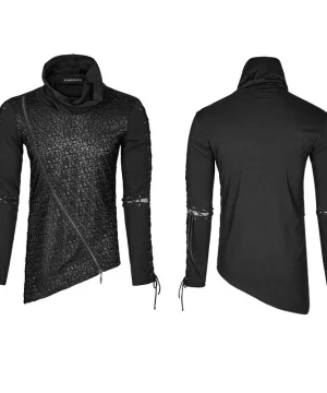 Gothic Hemd Asymmetrisch