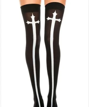 Gothic Strumpfhose Lolita