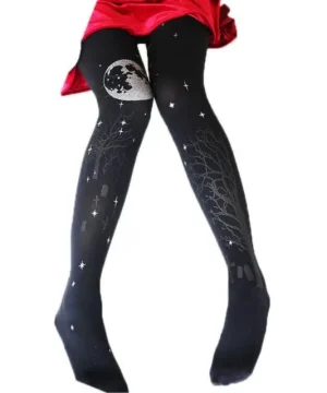 Gothic Strumpfhose Vollmond