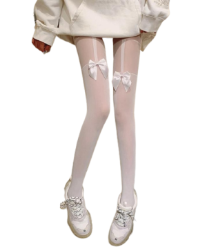 Gothic Strumpfhose mit Knoten