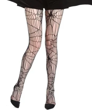 Gothic Strumpfhose Spinnennetz