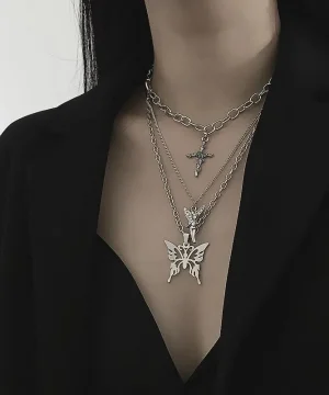 Gotische Gestufte Halsketten