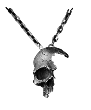 Gotische <br />Totenkopf Halsketten