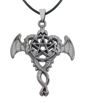 Gothic Halsketten <br />mit zwei Drachen