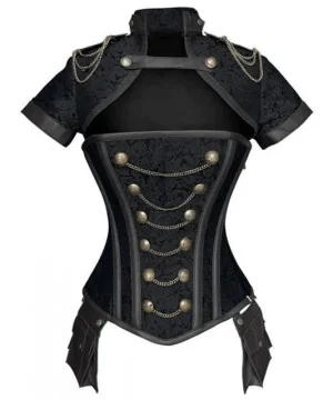 Gothic Korsett Mit Steampunk Kette