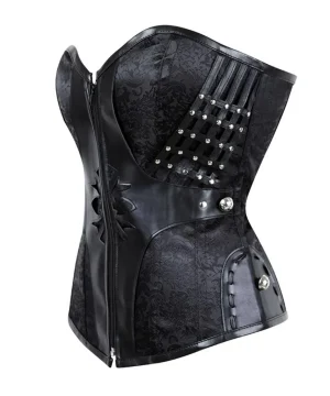 Gothic Korsett Blumenmuster