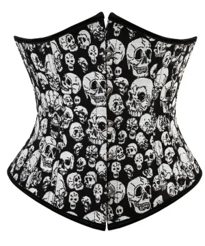Gothic Korsett Totenkopf