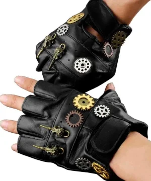 Gothic-Steampunk-Lederhandschuh