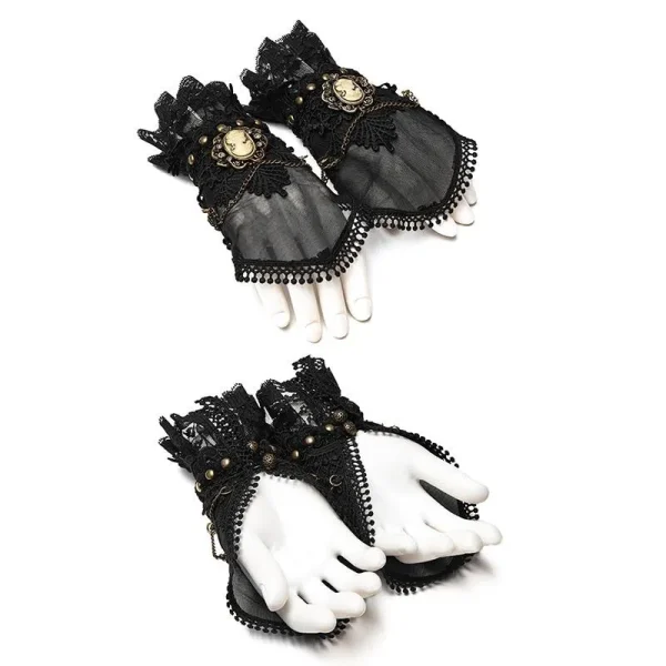 Gants de squelette longs - Taille unique (D'occasion) à Thielle pour