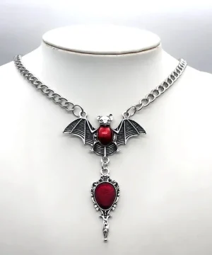 Vintage Gothic Fledermaus Halskette