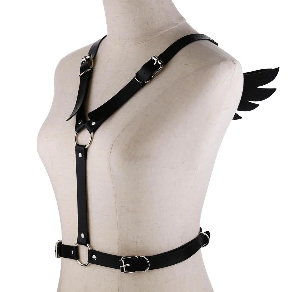 Gothic Geschirr mit Flügeln – Bild 3