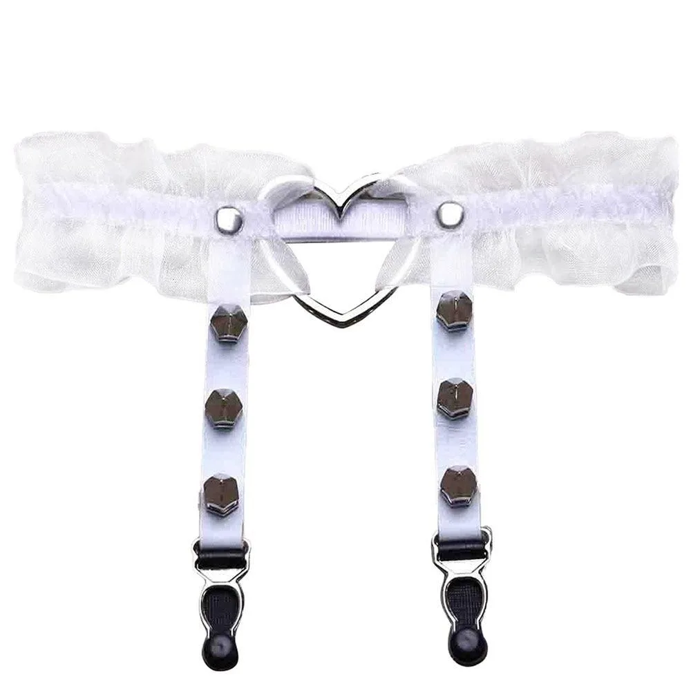 Gothic Strumpfband Elastische Spitze – Bild 3