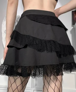 Gothic Rock mit Rüschen