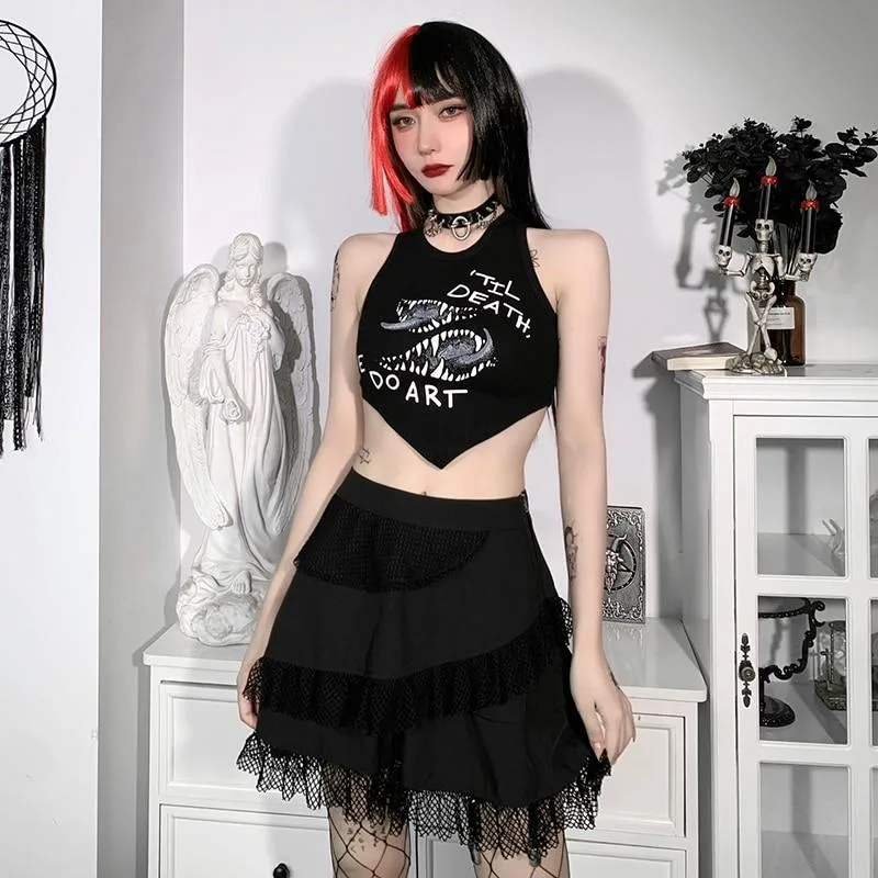 Gothic Rock mit Rüschen – Bild 3