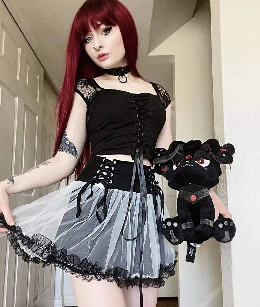 Gothic Rock Tüll – Bild 4