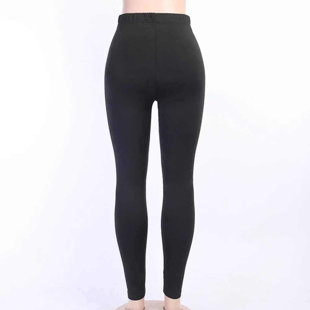 Gothic Leggings Teufelsschädel – Bild 2