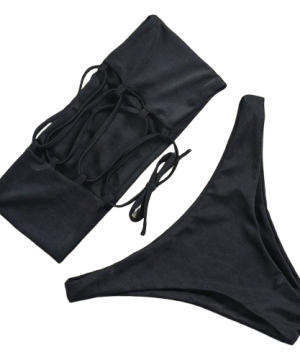 Gotischer Bandeau Badeanzug