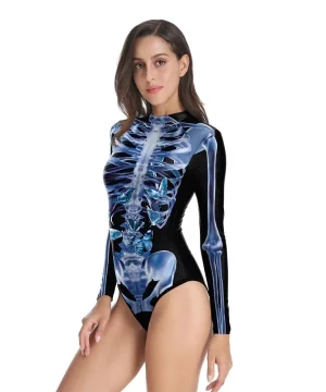 Gothic Badeanzug Röntgen