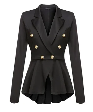 Gothic Mantel Schwarz kurz