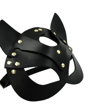 Gotische Katzenmaske für Kostüme und Partys