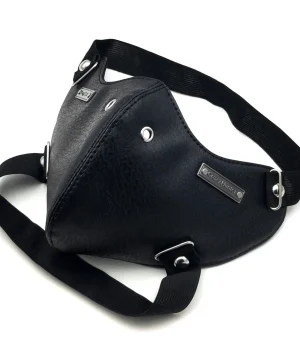 Gothic-Ledermaske für Kostüme und Accessoires