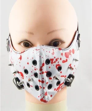 Gothic-Halloween-Maske mit Bluteffekt