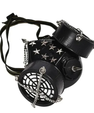 Steampunk-Maske mit Nieten