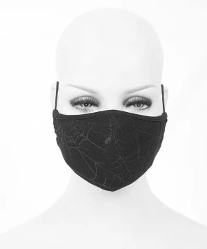 Gotische Spinnenweben-Maske